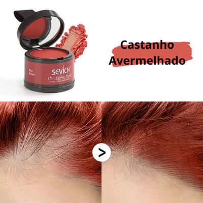 Pó Maquiagem p/ Cabelo à Prova D'água, diga Adeus às Falhas Unissex - SEVÍCH ✅
