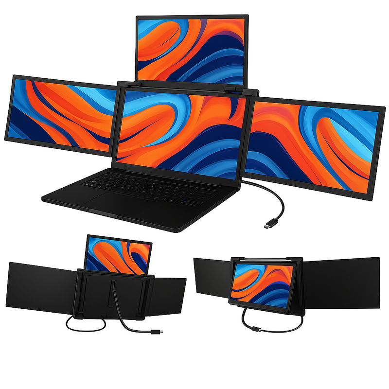3 Telas Extensoras (4k) - Macbook & Windows