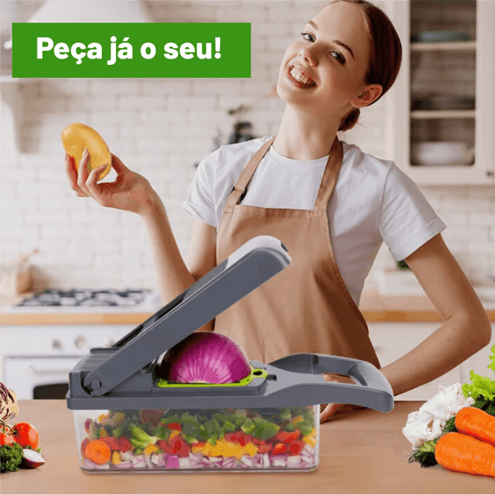 Fatiador Vegetal Multifuncional Com Cesta - 12 em 1