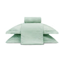 Jogo de Cama Treccenti Percal 300 fios Verde Chá - Casal