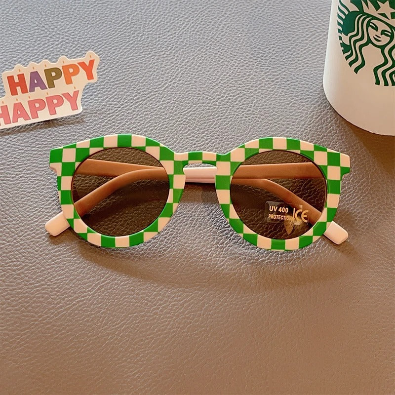 Óculos Infantil Quadriculado | Exclusivo Buzz